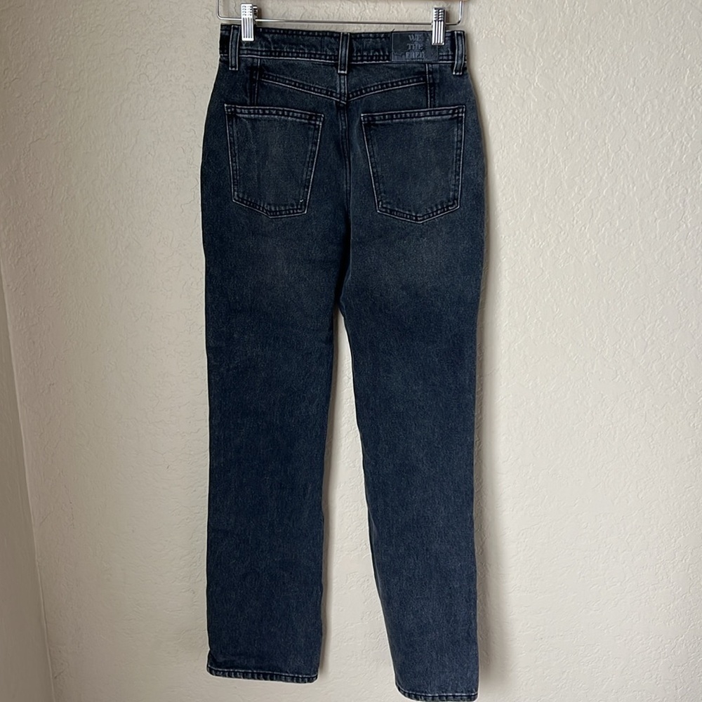We the free xena black slim straight high rise jeans - Picture 12 of 15